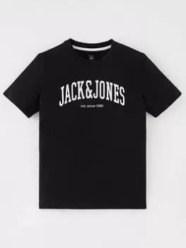 Jack & Jones Junior Boys Josh Tshirt - Black, Size 12 Years