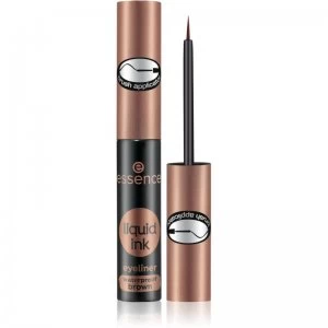 Essence Liquid Ink Eyeliner Waterproof Brown 02