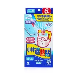 KobayashiNetsusama Cooling Gel Sheet For Adult 6pcs