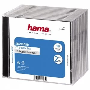 Hama Standard Double CD Jewel Case