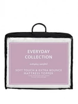Everyday Collection Soft Touch and Extra Bounce Mattress Topper