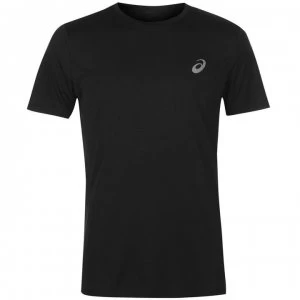 Asics Core Short Sleeve Running T Shirt Mens - Black