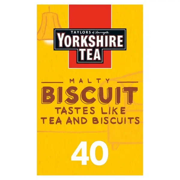 Yorkshire Tea Halty Biscuit Brew 40x Tea Bags