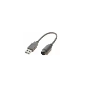 Hypertec 532423-HY PS/2 cable 0.2 m 6-p Mini-DIN USB A Black