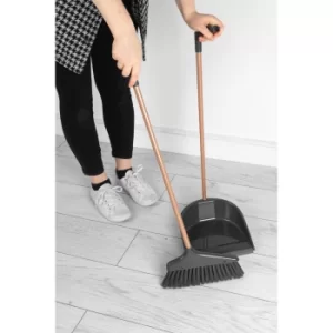 Beldray Get The Look Rubber Edged Long Handle Dustpan and Broom Set
