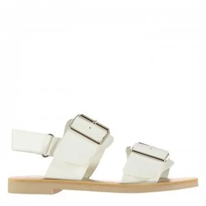 SoulCal 2 Buckle Child Girls Sandals - White