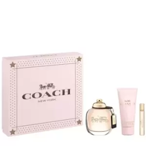Coach Coach Original Gift Set: Eau de Parfum 90ml + Body Lotion 100ml + Travel Spray 7.5ml - None