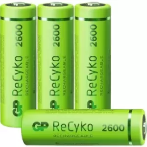 GP Batteries ReCyko+ HR06 AA battery (rechargeable) NiMH 2600 mAh 1.2 V 4 pc(s)