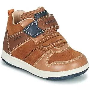 Geox NEW FLICK boys's Childrens Shoes (High-top Trainers) in Brown - Sizes 7 toddler,7.5 toddler,8.5 toddler,9.5 toddler