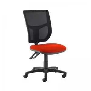 Altino 2 lever high mesh back operators chair with no arms - Tortuga