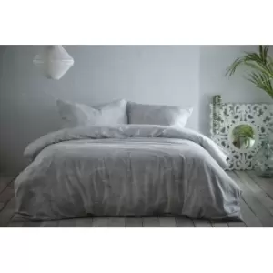 Portfolio Prestige Hot House Dove Grey King Duvet Cover Set Bedding Bed Set - Grey