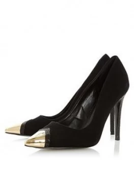Dune London Boutique Heeled Shoe - Black, Size 8, Women