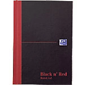 OXFORD Black n' Red Casebound Notebook Ruled A-Z A6 192 Pages