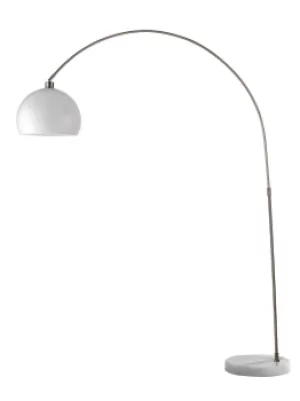PLAZA Arc Floor Lamp White 152x205x35cm