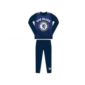 Chelsea FC Childrens/Kids Pyjamas (5-6 yrs) (Blue)