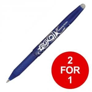 Pilot FriXion Rollerball Pen Eraser Rewriter 0.7mm Tip Blue Ref
