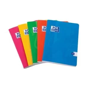Oxford Soft Touch Stapled A5 Assorted Colours Ref 400090116 Pack 5