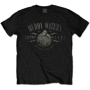 Muddy Waters - Electric Blues Vintage Mens Small T-Shirt - Black