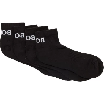 Boss 2 Pack Sport Ankle Socks - Black