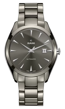 Rado HyperChrome Automatic Mens watch - Water-resistant 5 bar (50 m), Plasma high-tech ceramic, grey