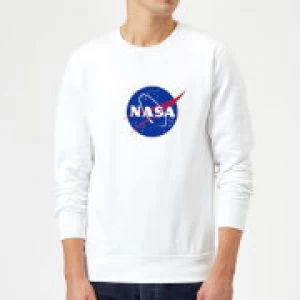 NASA Logo Insignia Sweatshirt - White - XL