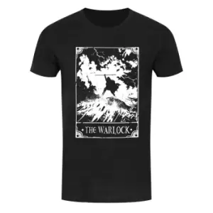 Deadly Tarot Mens The Warlock T-Shirt (XL) (Black Heather)