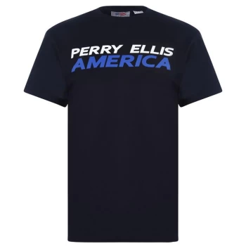 Perry Ellis America T Shirt - Blue