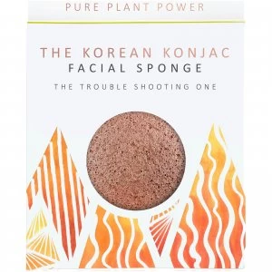 The Konjac Sponge Company The Elements Fire Facial Sponge - Purifying Volcanic Scoria 30g