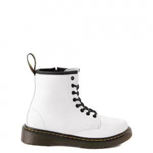 Dr Martens Childrens 1460 8 Lace Boot - White, Size 13 Younger