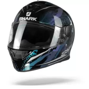 Shark D-Skwal 2 Shigan Black Violet Glitter KVX XS