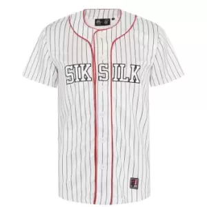 SikSilk Silksilk x Space Jam A New Legacy Baseball T Shirt - White