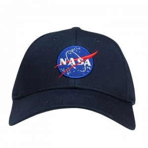 Alpha Industries NASA Logo Snapback Cap - Navy