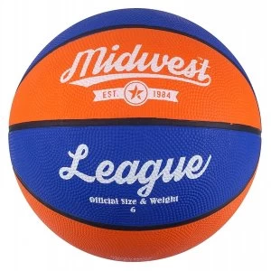 Midwest League Basketball Blue/Orange Size 7