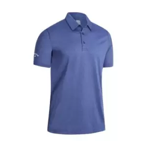 Callaway Jacquard Polo Shirt Mens - Blue