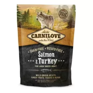 Carnilove Grain Free Adult Large Breed Salmon & Turkey Dry Dog Food