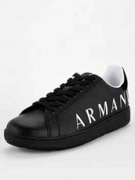 Armani Exchange Logo Trainers Black Size 8 Men