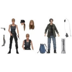 NECA Terminator 2 Sarah Connor and John Connor 2 Pack 7" Scale Action Figures