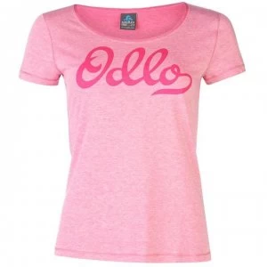 Odlo Logo T Shirt Ladies - Pink