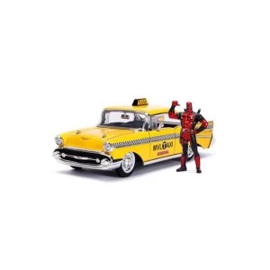 Deadpool Yellow Taxi (Deadpool) 1/24 Diecast Model