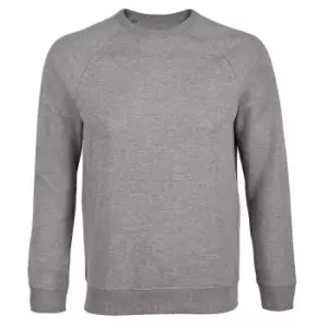 NEOBLU Mens Nelson Marl French Terry Sweatshirt (L) (Grey)