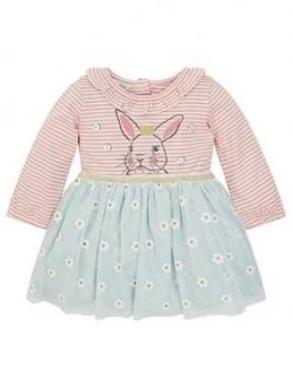Monsoon Baby Girls Bunny Disco Dress - Mint, Mint, Size 12-18 Months