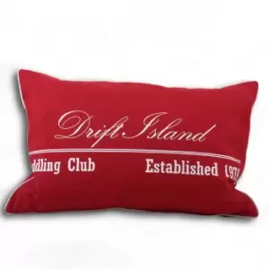Riva Home Newport Beach Drift Island Cushion Cover (40x60cm) (Bordeaux)