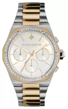 Olivia Burton 24000100 Hexa Multifunction Silver Chronograph Watch