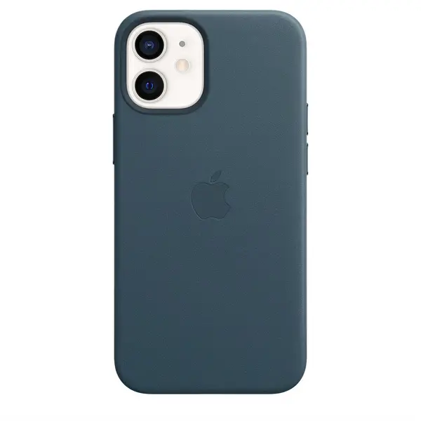 Apple iPhone 12 Mini Leather Case with MagSafe Baltic Blue MHK83ZM/A