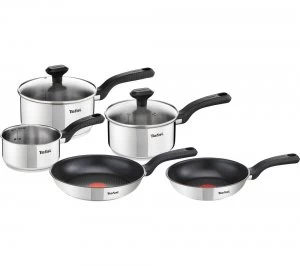 TEFAL Comfort Max C972S544 SS 5 piece Cookware Set Stainless Steel