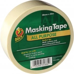 Duck Tape Trade All Purpose Masking Tape White 38mm 50m