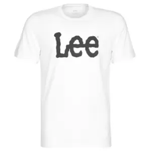 Lee LOGO TEE SHIRT mens T shirt in White - Sizes S,M,XL