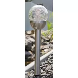 Luxform Lighting Pack of 20 Conga LED Solar Lights with Cracked Glass