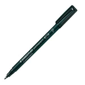 Staedtler Lumocolour Pen Permanent Fine Black Pack of 10 318-9