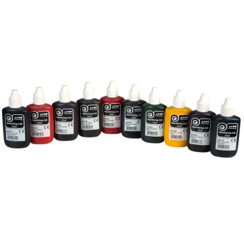 Brian Clegg Marbling Inks - Pack of 10 assorted colours